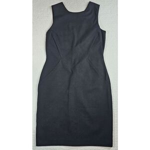 NWT Banana Republic Black V-Back Sleeveless Figure Fitting Dress